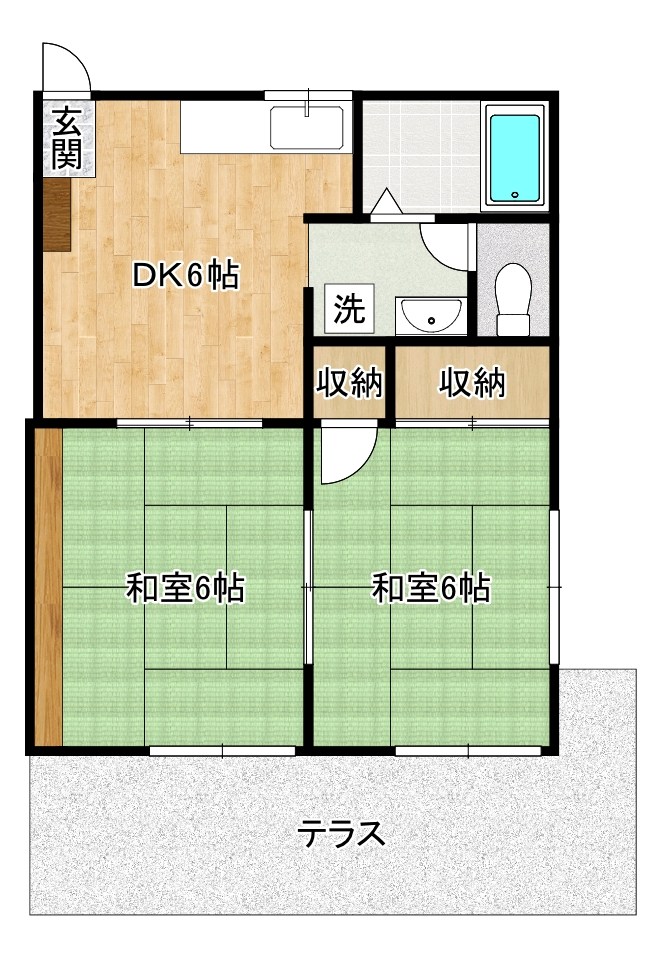 エントピアリ  101号室 間取り
