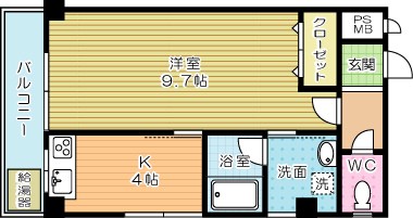 アルファＫⅡ  403号室 間取り