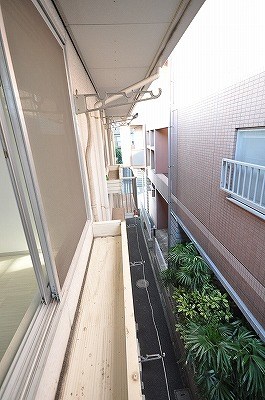 プレジールさかい  ベランダ