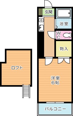 ＡＣ城野  105号室 間取り
