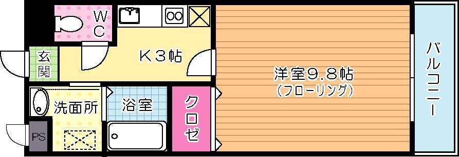 nova　nexus（ノヴァ　ネクサス） 704号室 間取り