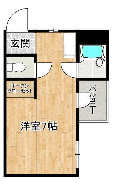 Ｗｉｌｌ　Ｉｎｏｓａｋａ（ウィルイノサカ） 405号室 間取り