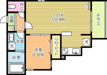 Cherim U（チェリムU） 203号室 間取り