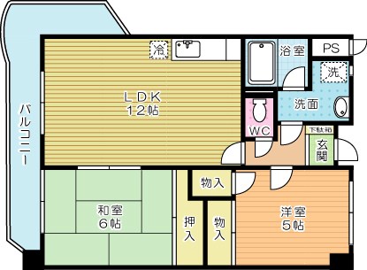 アメニティ石﨑 205号室 間取り