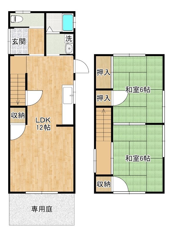 稲光穰貸家 間取り
