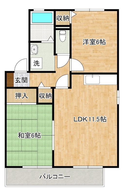 ベルメゾン３３３ 201号室 間取り