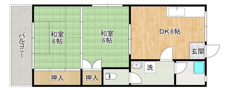 木村ビルⅠ 303号室 間取り