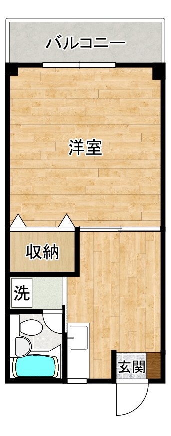ヤングメゾン 407号室 間取り