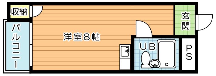 アルゴ境川 305号室 間取り