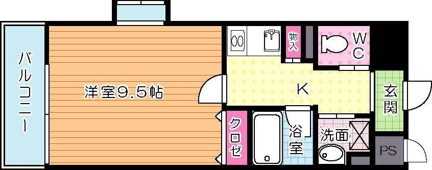 ＬＥＡＤ室町（リード室町） 801号室 間取り