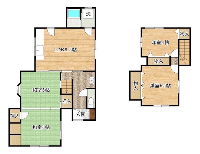 湯川新町2丁目戸建 間取り