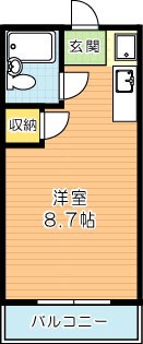 ホワイトパレス戸畑 (分譲) 503号室 間取り
