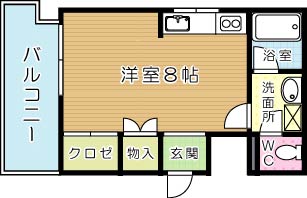 大八ビル 304号室 間取り