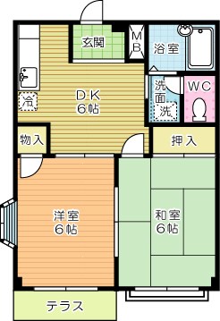 ファミール湯川Ⅲ 103号室 間取り