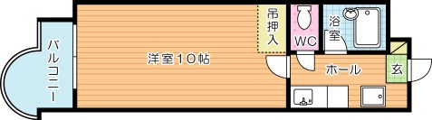 オリエンタル小倉南壱番館 703号室 間取り