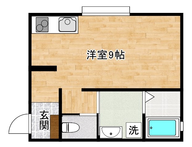 さくらステージ九工大前   201号室 間取り