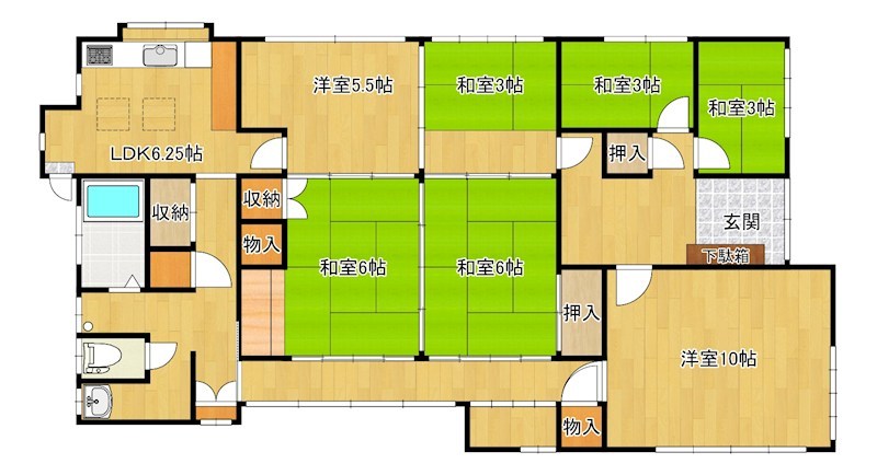 春日町戸建 間取り