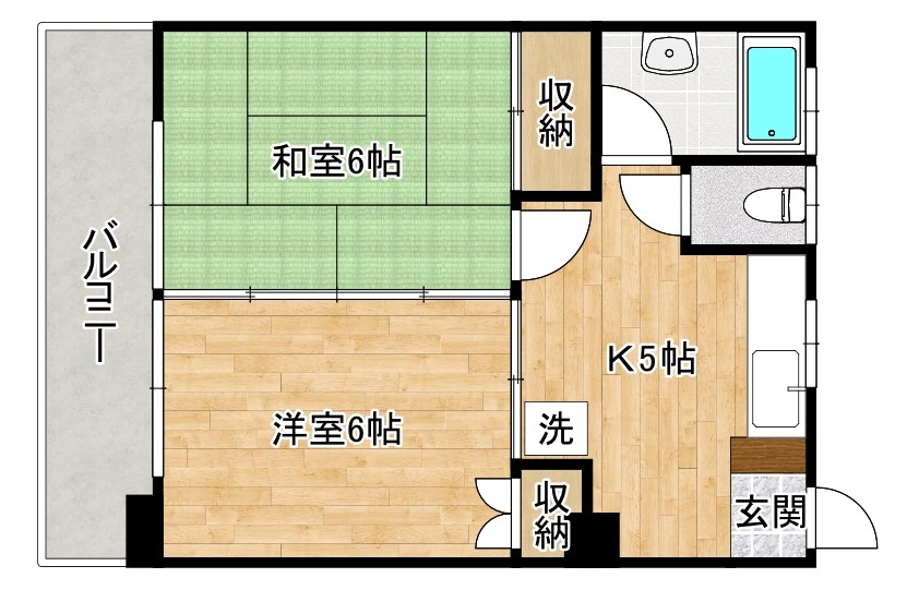 コーポ守口　 203号室 間取り