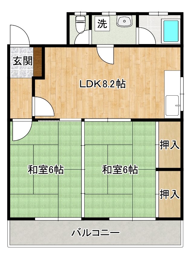 有田興産ビル 404号室 間取り