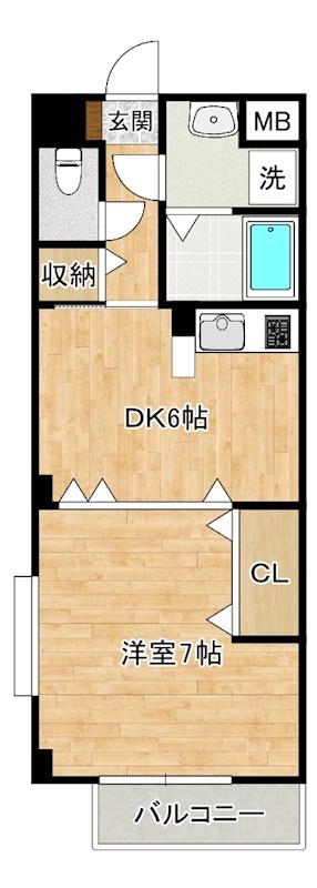 ヴィラージュＡ  202号室 間取り