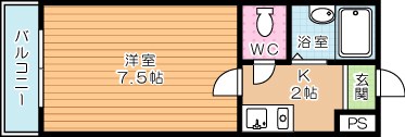 ＩＳＨＩＧＡＫＩ.ＢＬＤ 303号室 間取り