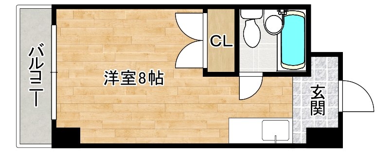 コーエイハイツ 303号室 間取り