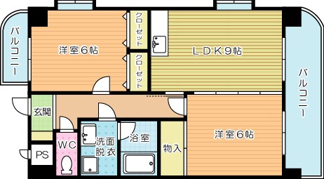 アイレックス 404号室 間取り