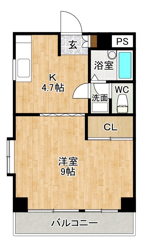 ＡＣＥビル  703号室 間取り