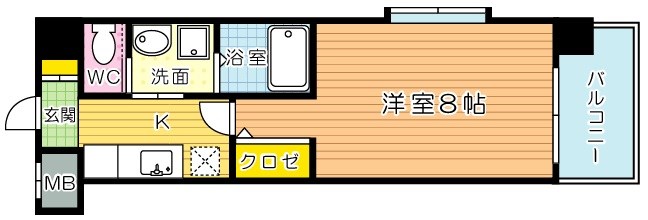 さくら館 601号室 間取り