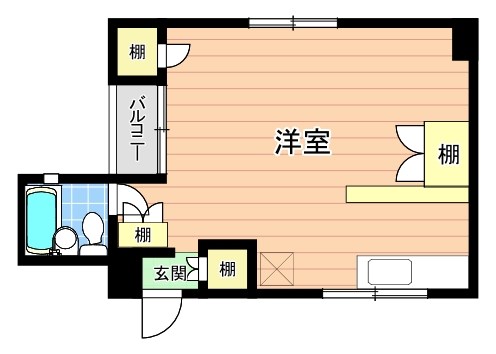 ＦＥＬＩＣＥ小倉（フェリーチェ小倉） 402号室 間取り