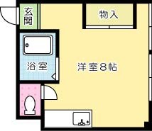コーポ石田  301号室 間取り