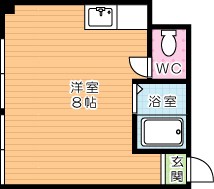 コーポ石田 301号室 間取り