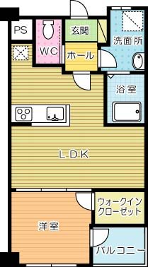 アヴニール吉志 205号室 間取り