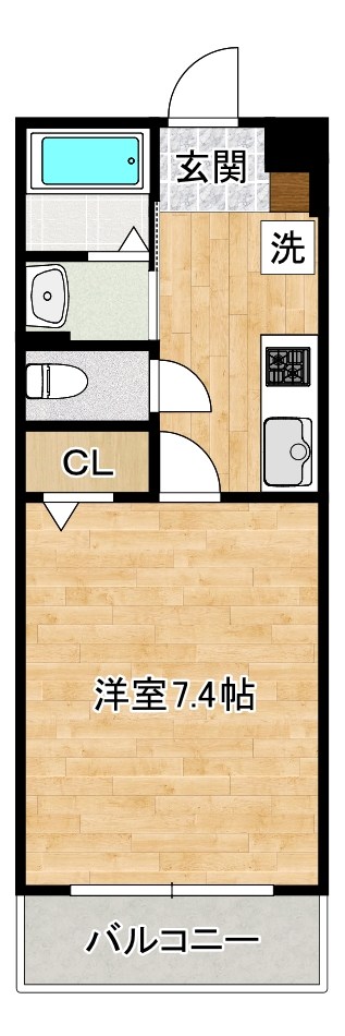 Grand Chariot（グランシャリオ） 206号室 間取り