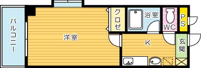 藤本ビル№２１中津口 301号室 間取り