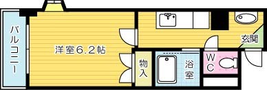 ビブレマンション城野（分譲賃貸） 801号室 間取り