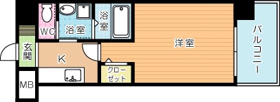 さくら館 403号室 間取り