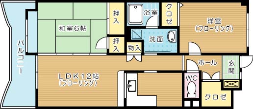 ラ・セーヌタイヨー 303号室 間取り