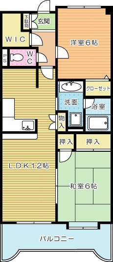 ラ・セーヌタイヨー 302号室 間取り
