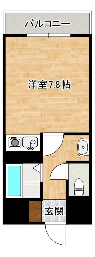 オリエンタル南小倉 202号室 間取り