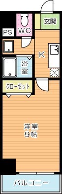PaysageAso(ペイサージュ浅生) 705号室 間取り
