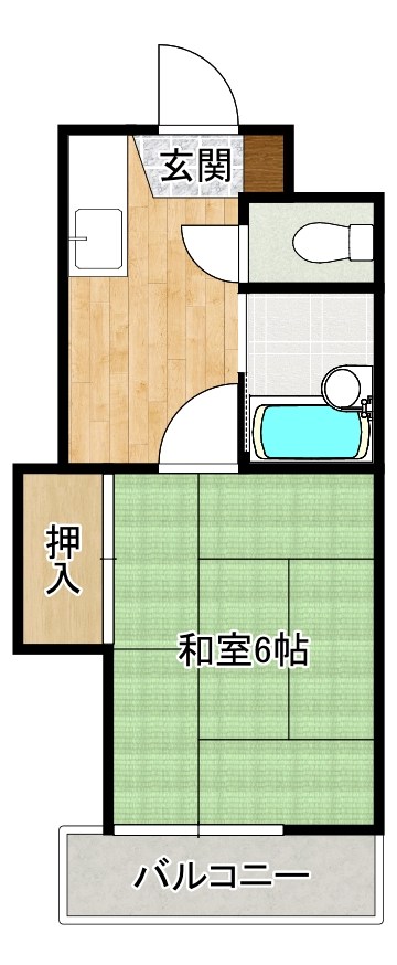 プレアール原町別院 502号室 間取り