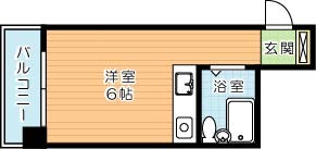 ヤングハイツクロノス  202号室 間取り