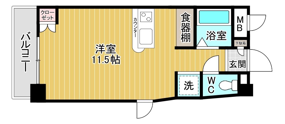 ＳＳＩビル 701号室 間取り