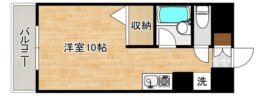 ルネッサンスTOEI美萩野 702号室 間取り