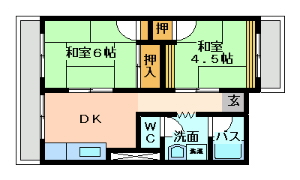 戸ノ上台メイゾン 404号室 間取り