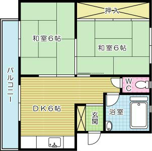 コーポラス佐々木  301号室 間取り