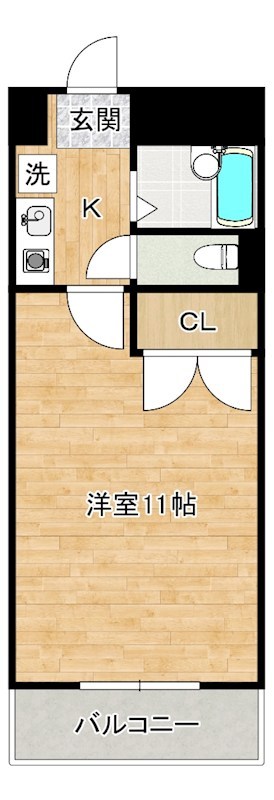 ザバリーズスクエア  106号室 間取り