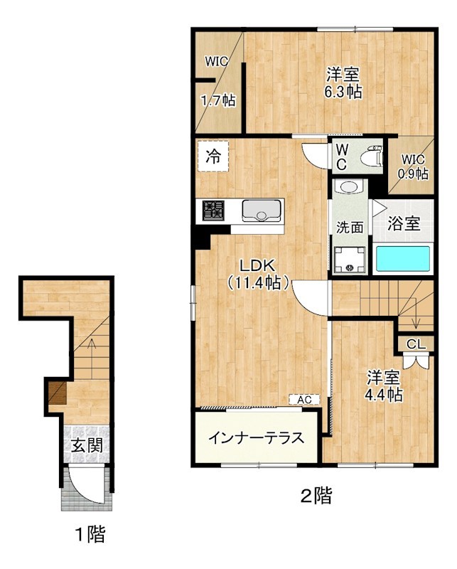 YENN（イエン） 201号室 間取り