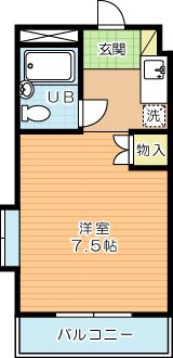 ホワイトパレス門司港（分譲賃貸） 210号室 間取り
